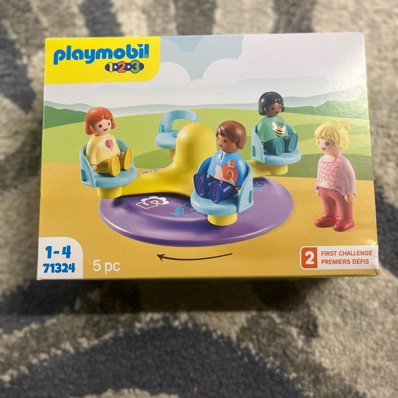 1.2.3 Kids Toy Set with Blue and Purple Colors - Picture 1 of 3